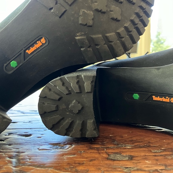 Black Timberland Allington lace-up booties size US 8.5 - Picture 3 of 5